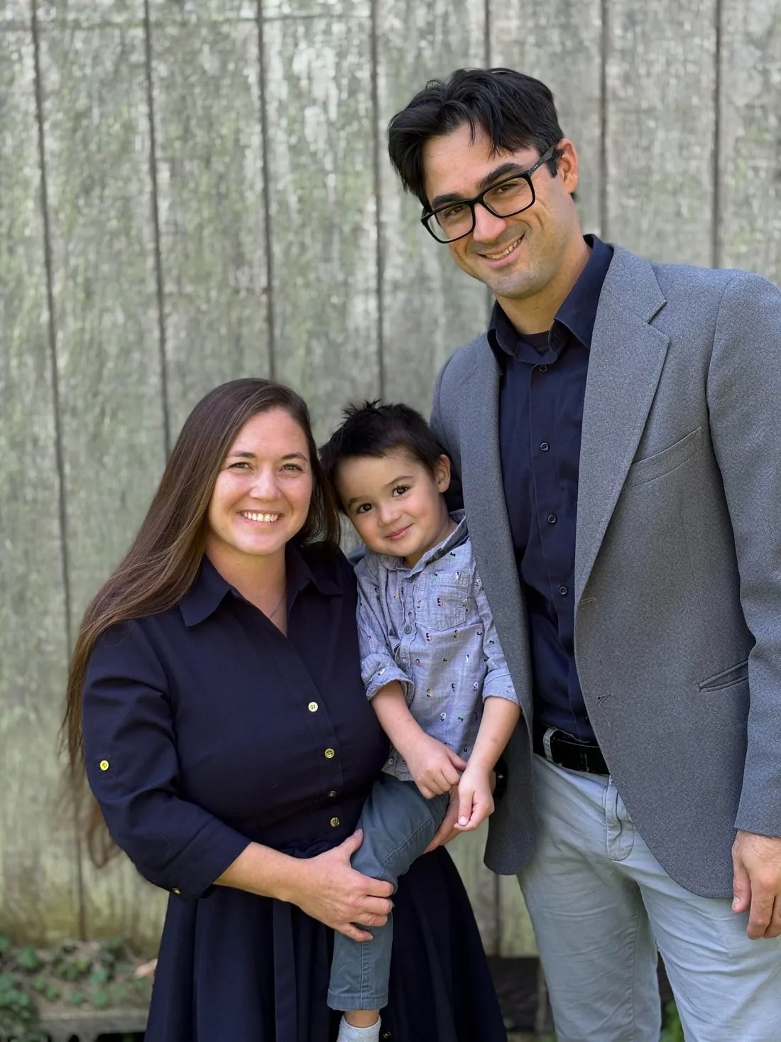 Nick Farrell with his family